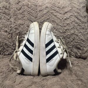 Adidas White and Black Sneakers Classic Design